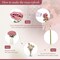 40-Piece Dusty Rose Artificial Flowers – Long Stem Silk Roses for Bulk Bouquets, Wedding Centerpieces, Home Decor, Party Table Arrangements & Valentine’s Gifts